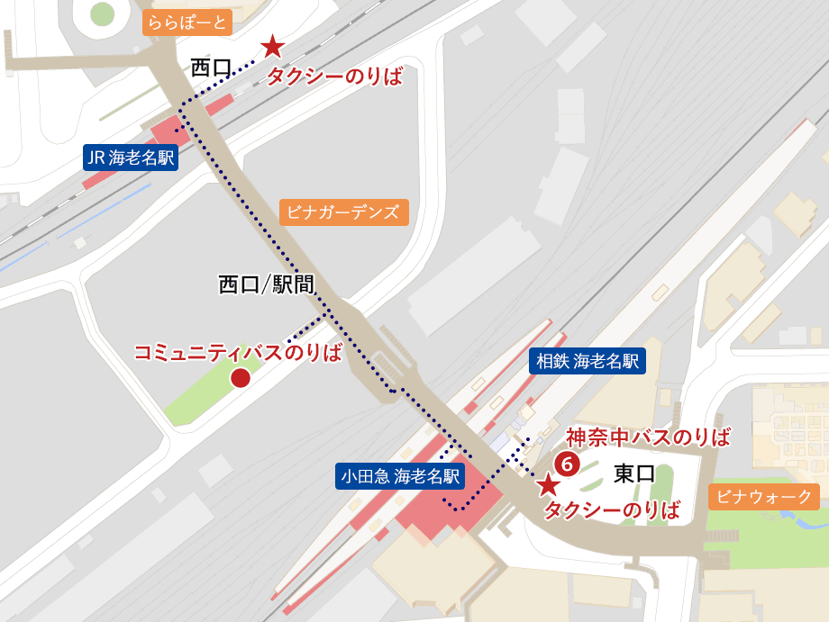 海老名駅 バス・タクシー乗り場